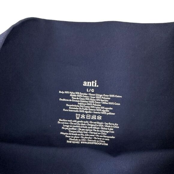 Anti x Proof Seamless Compression Legging Large Midnight Navy - Picture 6 of 8